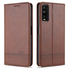 AZNS Magnetic Calf Texture Horizontal Flip Leather Case with Card Slots & Holder & Wallet, For OPPO A15, For vivo Y20, For vivo Y70s / Y51s / IQOO U1, For Samsung Galaxy A42 5G
