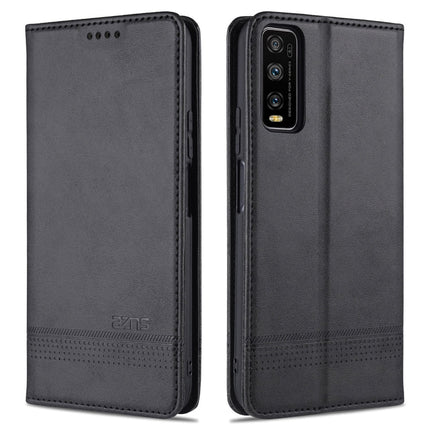 AZNS Magnetic Calf Texture Horizontal Flip Leather Case with Card Slots & Holder & Wallet, For OPPO A15, For vivo Y20, For vivo Y70s / Y51s / IQOO U1, For Samsung Galaxy A42 5G
