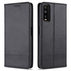 AZNS Magnetic Calf Texture Horizontal Flip Leather Case with Card Slots & Holder & Wallet, For OPPO A15, For vivo Y20, For vivo Y70s / Y51s / IQOO U1, For Samsung Galaxy A42 5G