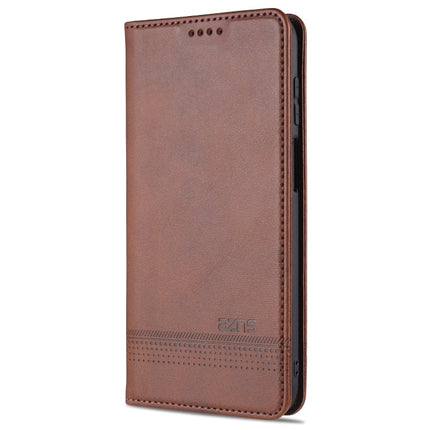 AZNS Magnetic Calf Texture Horizontal Flip Leather Case with Card Slots & Holder & Wallet, For Samsung Galaxy M51 (Side Fingerprint)