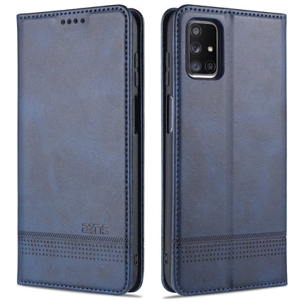 AZNS Magnetic Calf Texture Horizontal Flip Leather Case with Card Slots & Holder & Wallet, For Samsung Galaxy M51 (Side Fingerprint)