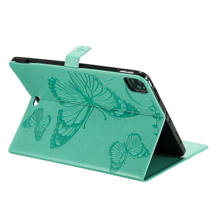 Pressed Printing Butterfly Pattern Horizontal Flip Leather Case with Holder & Card Slots & Wallet & Sleep / Wake-up Function, For iPad Air 2022 / 2020 10.9 /iPad Pro 11 2020 / 2018, For Lenovo Tab M10 Plus TB-X606F, For Samsung Galaxy S6 Lite P610