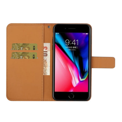 Ethnic Style Embossed Pattern Horizontal Flip Leather Case with Holder & Card Slots & Wallet & Lanyard, For iPhone 6, For iPhone 6 Plus, For iPhone 8 Plus / 7 Plus