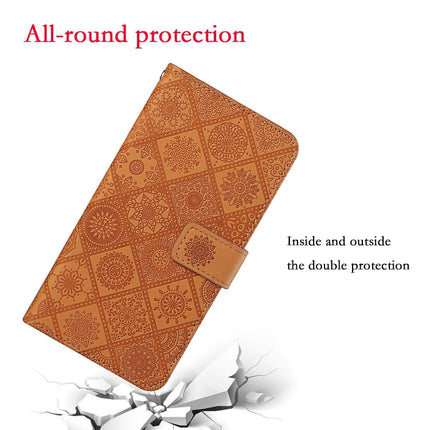 Ethnic Style Embossed Pattern Horizontal Flip Leather Case with Holder & Card Slots & Wallet & Lanyard, For iPhone 6, For iPhone 6 Plus, For iPhone 8 Plus / 7 Plus