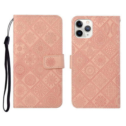 Ethnic Style Embossed Pattern Horizontal Flip Leather Case with Holder & Card Slots & Wallet & Lanyard, For iPhone 11, For iPhone 11 Pro, For iPhone 11 Pro Max