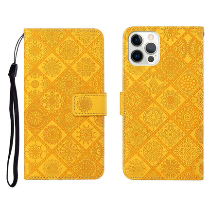 Ethnic Style Embossed Pattern Horizontal Flip Leather Case with Holder & Card Slots & Wallet & Lanyard, For iPhone 12, For iPhone 12 Mini, For iPhone 12 Pro Max