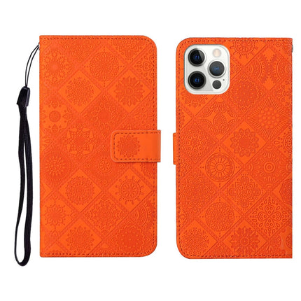 Ethnic Style Embossed Pattern Horizontal Flip Leather Case with Holder & Card Slots & Wallet & Lanyard, For iPhone 12, For iPhone 12 Mini, For iPhone 12 Pro Max