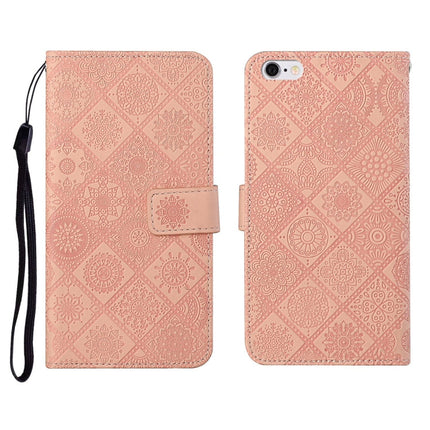 Ethnic Style Embossed Pattern Horizontal Flip Leather Case with Holder & Card Slots & Wallet & Lanyard, For iPhone SE 2022 / SE 2020 / 8 / 7, For iPhone XR, For iPhone XS Max