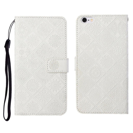 Ethnic Style Embossed Pattern Horizontal Flip Leather Case with Holder & Card Slots & Wallet & Lanyard, For iPhone SE 2022 / SE 2020 / 8 / 7, For iPhone XR, For iPhone XS Max