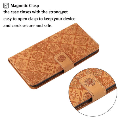 Ethnic Style Embossed Pattern Horizontal Flip Leather Case with Holder & Card Slots & Wallet & Lanyard, For iPhone XS / X