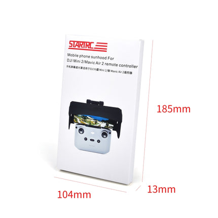 STARTRC 1108859 Dedicated Foldable Remote Control Magnetic Sunshade Anti-reflective Plate for DJI Mini 2 / Mavic Air 2, For DJI Mini 2 / Mavic Air 2