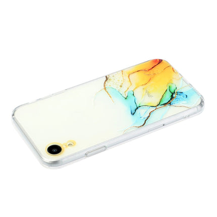 Hollow Marble Pattern TPU Straight Edge Fine Hole Protective Case, For iPhone XR, For iPhone XS Max