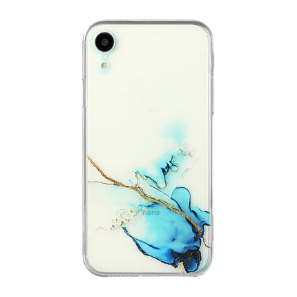 Hollow Marble Pattern TPU Straight Edge Fine Hole Protective Case, For iPhone XR, For iPhone XS Max