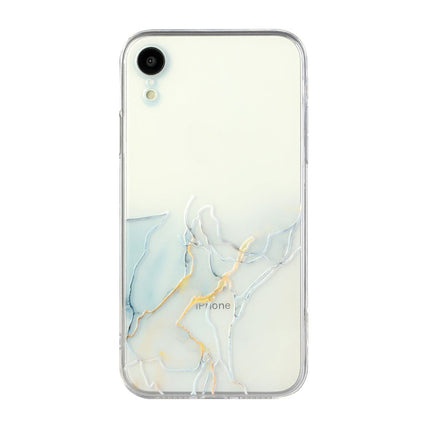 Hollow Marble Pattern TPU Straight Edge Fine Hole Protective Case, For iPhone XR, For iPhone XS Max