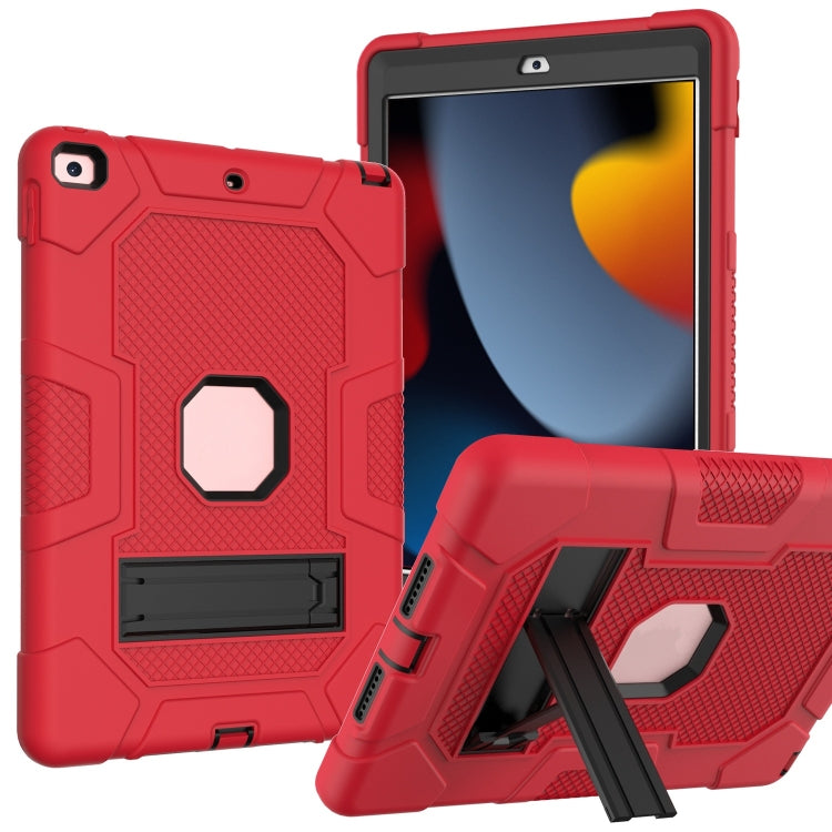 Contrast Color Robot Shockproof Silicone + PC Protective Case with Holder, For iPad 10.2 2021 / 2020 / 2019, For Samsung Galaxy Tab A7 10.4 (2020) T500 / T505