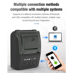 5811DD 58mm Bluetooth 4.0 Portable Thermal Bluetooth Receipt Printer,, EU Plug, US Plug, UK Plug