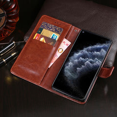 idewei Crazy Horse Texture Horizontal Flip Leather Case with Holder & Card Slots & Wallet, For Cubot C30, For Fujitsu Arrows RX, For Meizu M10