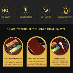 idewei Crazy Horse Texture Horizontal Flip Leather Case with Holder & Card Slots & Wallet, For Cubot C30, For Fujitsu Arrows RX, For Meizu M10