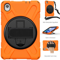 Shockproof Colorful Silicone + PC Protective Case with Holder & Shoulder Strap & Hand Strap, For Lenovo Tab M8 (2020) TB-8705F 8.0 inch, For Samsung Galaxy Tab active 3 T570 / T575 8.0