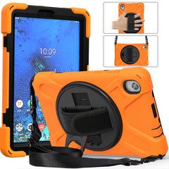 Shockproof Colorful Silicone + PC Protective Case with Holder & Shoulder Strap & Hand Strap, For Lenovo Tab M8 (2020) TB-8705F 8.0 inch, For Samsung Galaxy Tab active 3 T570 / T575 8.0