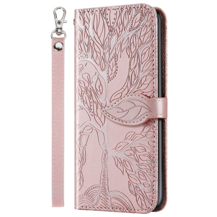 Life of Tree Embossing Pattern Horizontal Flip Leather Case with Holder & Card Slot & Wallet & Photo Frame & Lanyard, For iPhone 11 Pro, For iPhone 11, For iPhone 11 Pro Max, For iPhone 12 mini