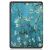 For iPad 10.2 Colored Drawing Horizontal Flip Leather Case with Three-folding Holder & Sleep / Wake-up Function, For iPad 10.2 TPU