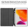 For iPad 10.2 Colored Drawing Horizontal Flip Leather Case with Three-folding Holder & Sleep / Wake-up Function, For iPad 10.2 TPU