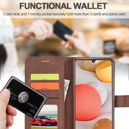 LC.IMEEKE Calf Texture Horizontal Flip Leather Case with Holder & Card Slots & Wallet