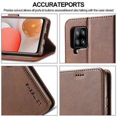 LC.IMEEKE Calf Texture Horizontal Flip Leather Case with Holder & Card Slots & Wallet, For Samsung Galaxy A42 5G, For Samsung Galaxy S21 5G, For Samsung Galaxy S21+ 5G, For Samsung Galaxy S21 Ultra 5G