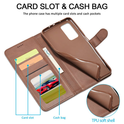 LC.IMEEKE Calf Texture Horizontal Flip Leather Case with Holder & Card Slots & Wallet
