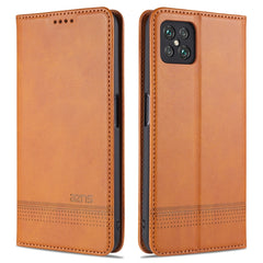 AZNS Magnetic Calf Texture Horizontal Flip Leather Case with Card Slots & Holder & Wallet, For Xiaomi Poco M3, For Xiaomi Redmi Note 9, For Oppo A92s