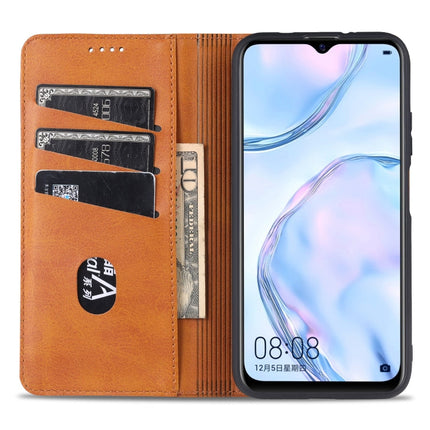 AZNS Magnetic Calf Texture Horizontal Flip Leather Case with Card Slots & Holder & Wallet, For Xiaomi Poco M3, For Xiaomi Redmi Note 9, For Oppo A92s