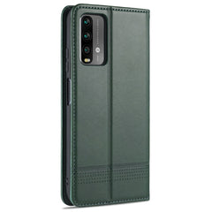 AZNS Magnetic Calf Texture Horizontal Flip Leather Case with Card Slots & Holder & Wallet, For Xiaomi Poco M3, For Xiaomi Redmi Note 9, For Oppo A92s