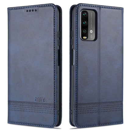 AZNS Magnetic Calf Texture Horizontal Flip Leather Case with Card Slots & Holder & Wallet, For Xiaomi Poco M3, For Xiaomi Redmi Note 9, For Oppo A92s