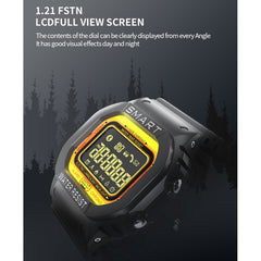 Lokmat MK22 1.21 inch FSTN LCD Screen 50m Waterproof Smart Watch, Support Information Reminder / Remote Camera / Sport Record, EDA001133601A, EDA001133601B, EDA001133601C