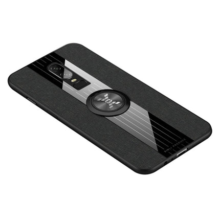 XINLI Stitching Cloth Textue Shockproof TPU Protective Case with Ring Holder, For OnePlus 6, For OnePlus 6T, For OnePlus 7 Pro, For Meizu Note 8, For Meizu Note 9