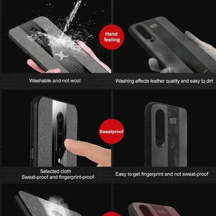 XINLI Stitching Cloth Textue Shockproof TPU Protective Case with Ring Holder, For OnePlus 6, For OnePlus 6T, For OnePlus 7 Pro, For Meizu Note 8, For Meizu Note 9