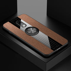 XINLI Stitching Cloth Textue Shockproof TPU Protective Case with Ring Holder, For OnePlus 6, For OnePlus 6T, For OnePlus 7 Pro, For Meizu Note 8, For Meizu Note 9
