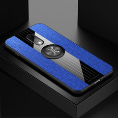 XINLI Stitching Cloth Textue Shockproof TPU Protective Case with Ring Holder, For OnePlus 6, For OnePlus 6T, For OnePlus 7 Pro, For Meizu Note 8, For Meizu Note 9