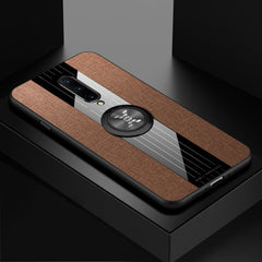 XINLI Stitching Cloth Textue Shockproof TPU Protective Case with Ring Holder, For OnePlus 6, For OnePlus 6T, For OnePlus 7 Pro, For Meizu Note 8, For Meizu Note 9