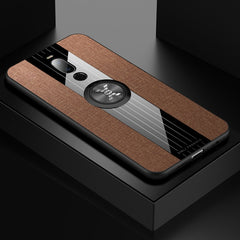 XINLI Stitching Cloth Textue Shockproof TPU Protective Case with Ring Holder, For OnePlus 6, For OnePlus 6T, For OnePlus 7 Pro, For Meizu Note 8, For Meizu Note 9
