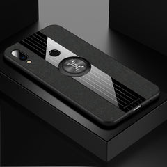 XINLI Stitching Cloth Textue Shockproof TPU Protective Case with Ring Holder, For OnePlus 6, For OnePlus 6T, For OnePlus 7 Pro, For Meizu Note 8, For Meizu Note 9