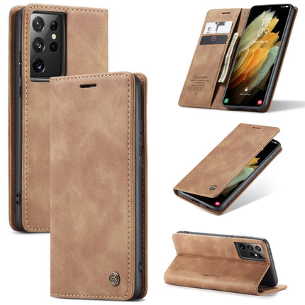 CaseMe 013 Multifunctional Horizontal Flip Leather Case with Holder & Card Slot & Wallet, For Samsung Galaxy S21 5G, For Samsung Galaxy S21+ 5G, For Samsung Galaxy S21 Ultra 5G