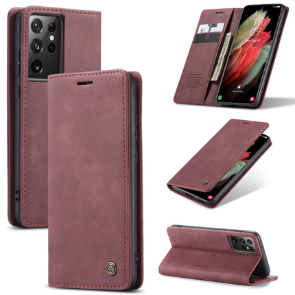 CaseMe 013 Multifunctional Horizontal Flip Leather Case with Holder & Card Slot & Wallet, For Samsung Galaxy S21 5G, For Samsung Galaxy S21+ 5G, For Samsung Galaxy S21 Ultra 5G