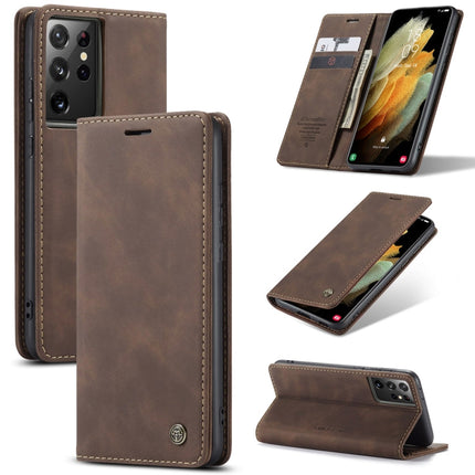 CaseMe 013 Multifunctional Horizontal Flip Leather Case with Holder & Card Slot & Wallet, For Samsung Galaxy S21 5G, For Samsung Galaxy S21+ 5G, For Samsung Galaxy S21 Ultra 5G