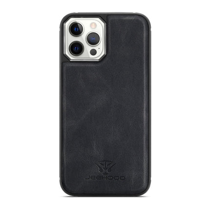 JEEHOOD Retro Magnetic Detachable Leather Case with Wallet & Card Slot & Holder, For iPhone 12 mini, For iPhone 12 / 12 Pro, For iPhone 12 Pro Max