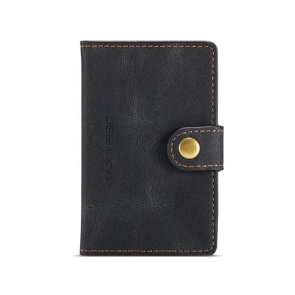 JEEHOOD Retro Magnetic Detachable Leather Case with Wallet & Card Slot & Holder, For iPhone 12 mini, For iPhone 12 / 12 Pro, For iPhone 12 Pro Max