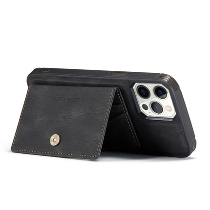 JEEHOOD Retro Magnetic Detachable Leather Case with Wallet & Card Slot & Holder, For iPhone 12 mini, For iPhone 12 / 12 Pro, For iPhone 12 Pro Max