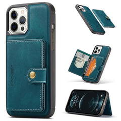 JEEHOOD Retro Magnetic Detachable Leather Case with Wallet & Card Slot & Holder, For iPhone 12 mini, For iPhone 12 / 12 Pro, For iPhone 12 Pro Max