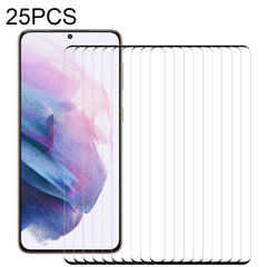 25 PCS 3D Curved Edge Full Screen Tempered Glass Film, For Samsung Galaxy S21 5G, For Samsung Galaxy S21+ 5G, For Samsung Galaxy S21 Ultra 5G